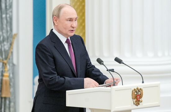 Russia Putin State Awards Presentation