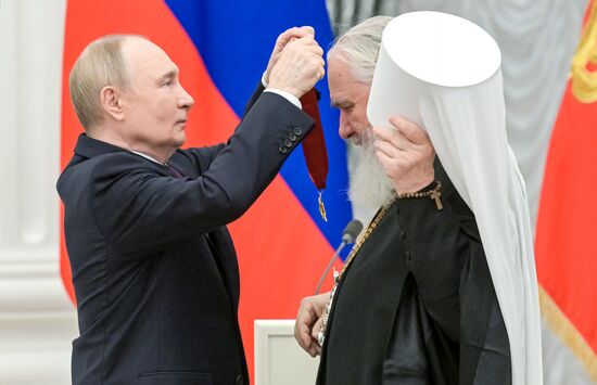 Russia Putin State Awards Presentation