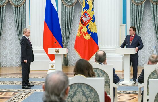 Russia Putin State Awards Presentation