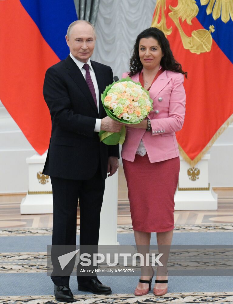Russia Putin State Awards Presentation