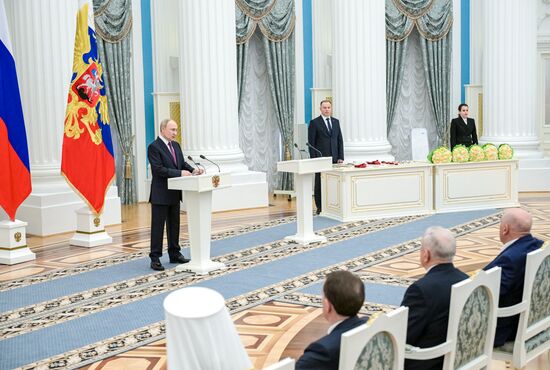 Russia Putin State Awards Presentation