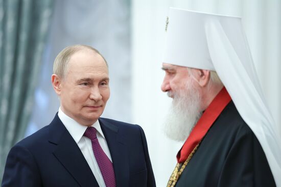 Russia Putin State Awards Presentation