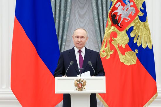 Russia Putin State Awards Presentation