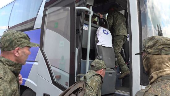 Russia Ukraine Military Operation POW Exchange