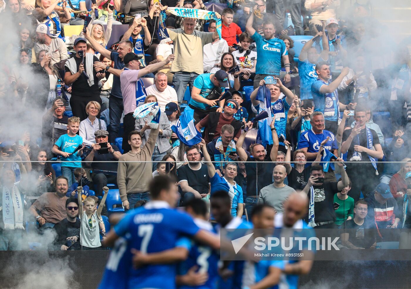 Russia Soccer Premier-League Zenit - Akhmat