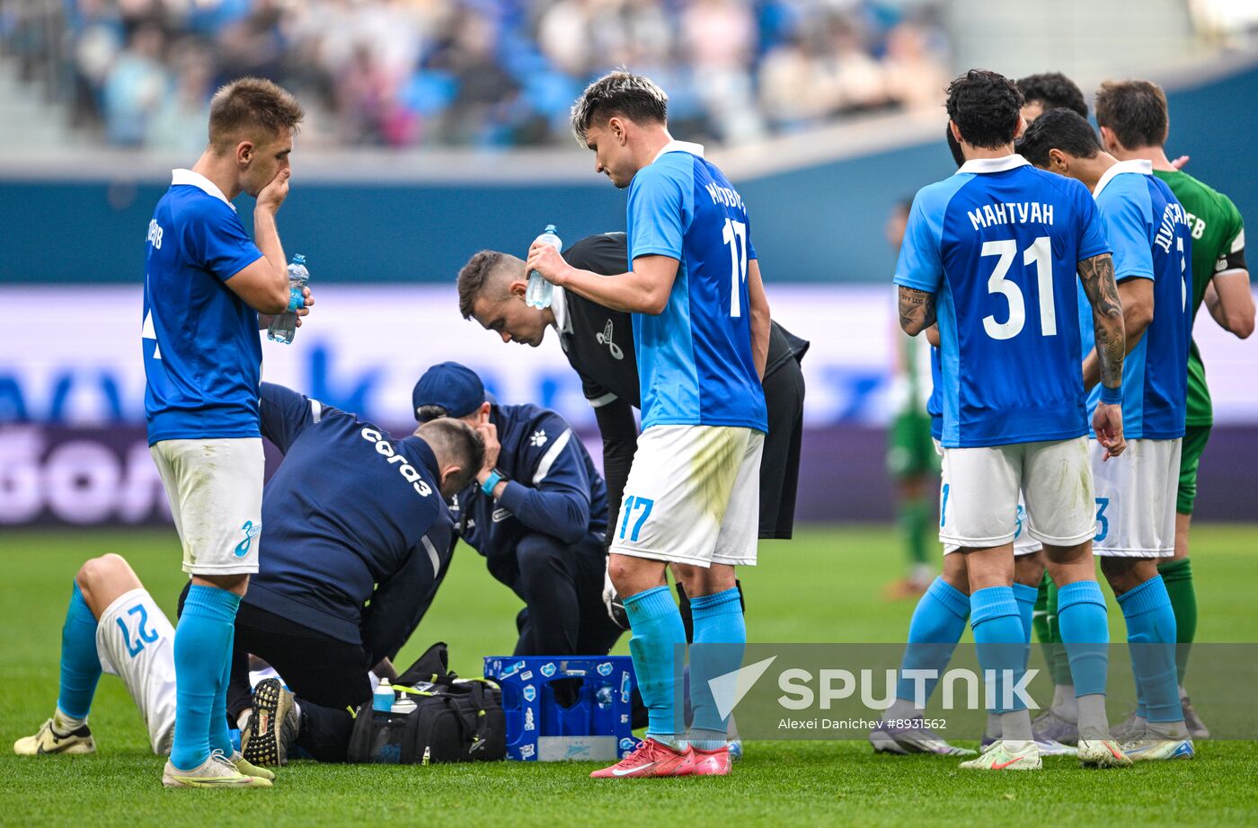 Russia Soccer Premier-League Zenit - Akhmat