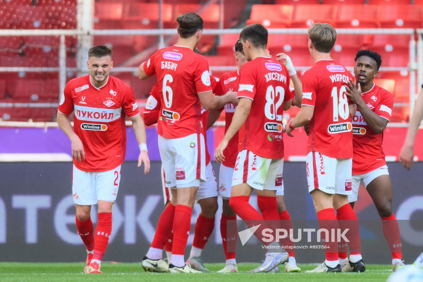 Russia Soccer Premier-League Spartak - Khimki