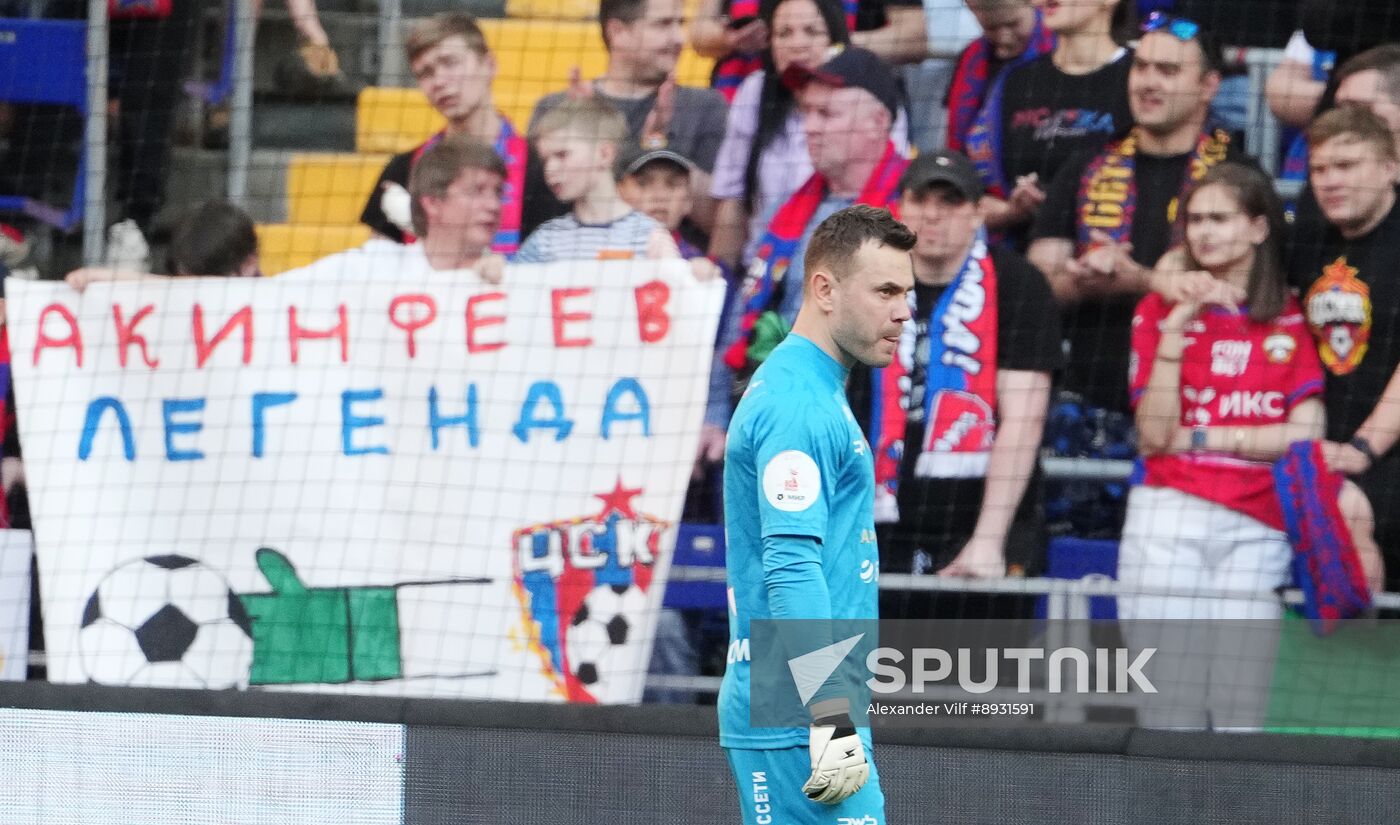Russia Soccer Premier-League CSKA - Pari NN