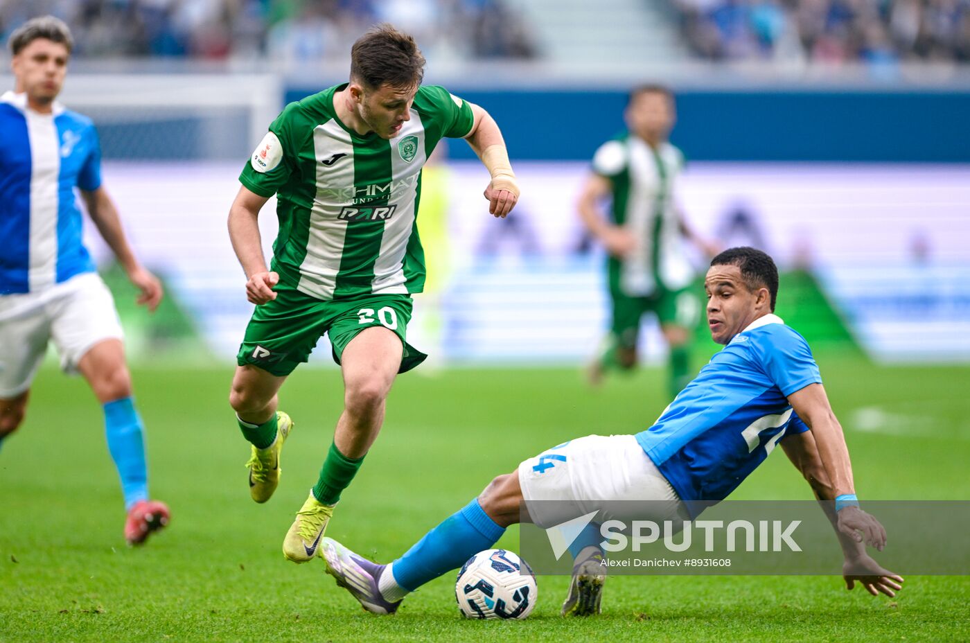 Russia Soccer Premier-League Zenit - Akhmat