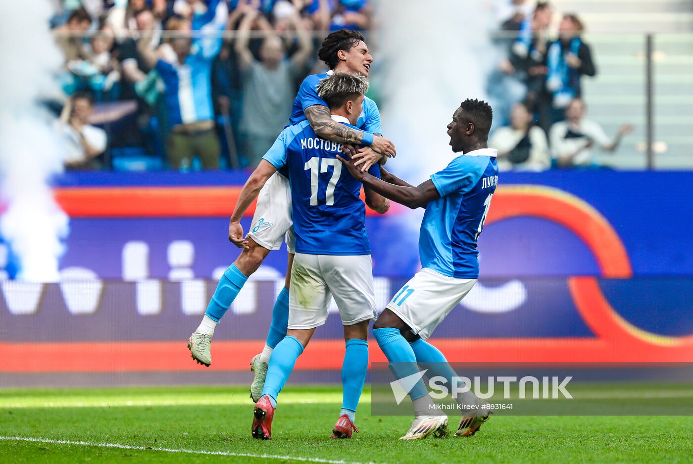 Russia Soccer Premier-League Zenit - Akhmat