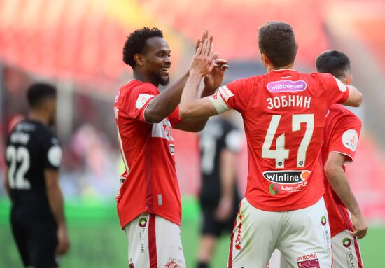 Russia Soccer Premier-League Spartak - Khimki