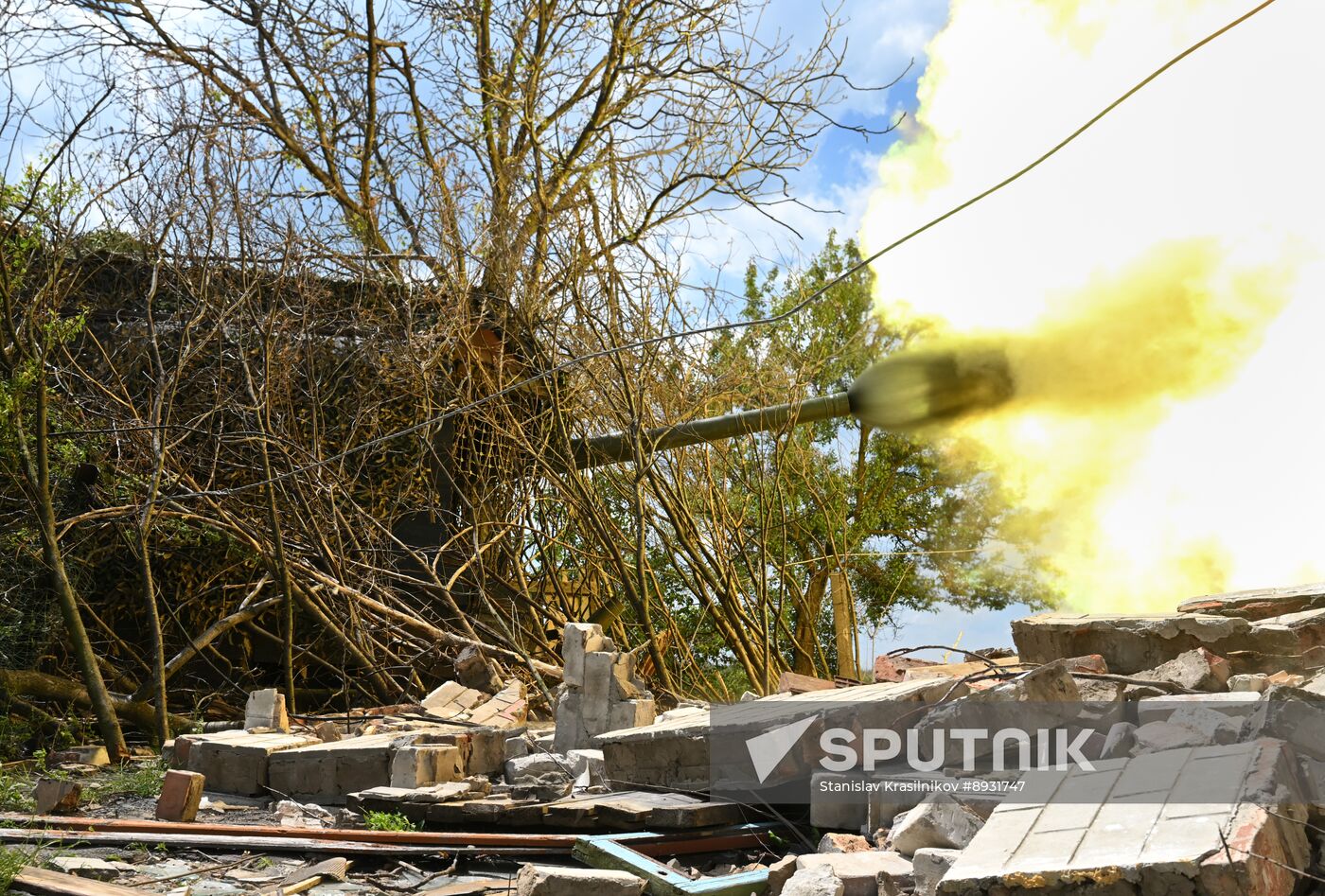 Russia Ukraine Military Operation Tank Unit