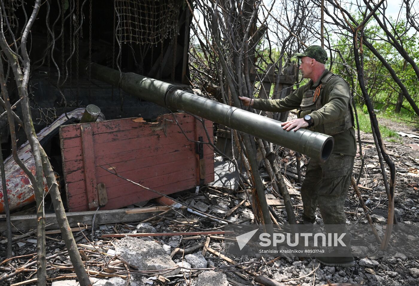 Russia Ukraine Military Operation Tank Unit