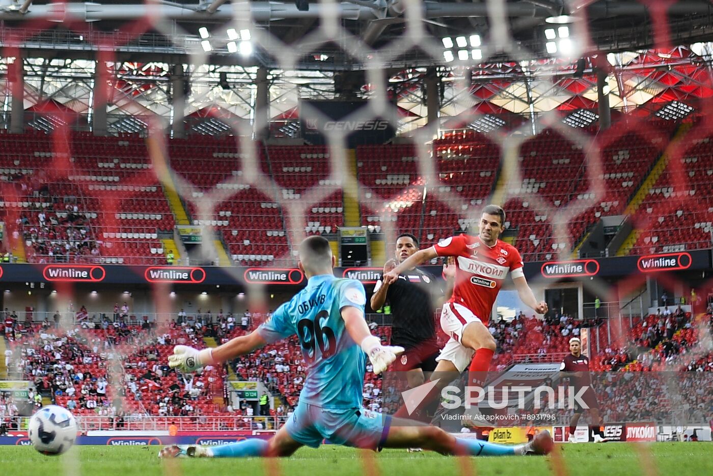 Russia Soccer Premier-League Spartak - Khimki