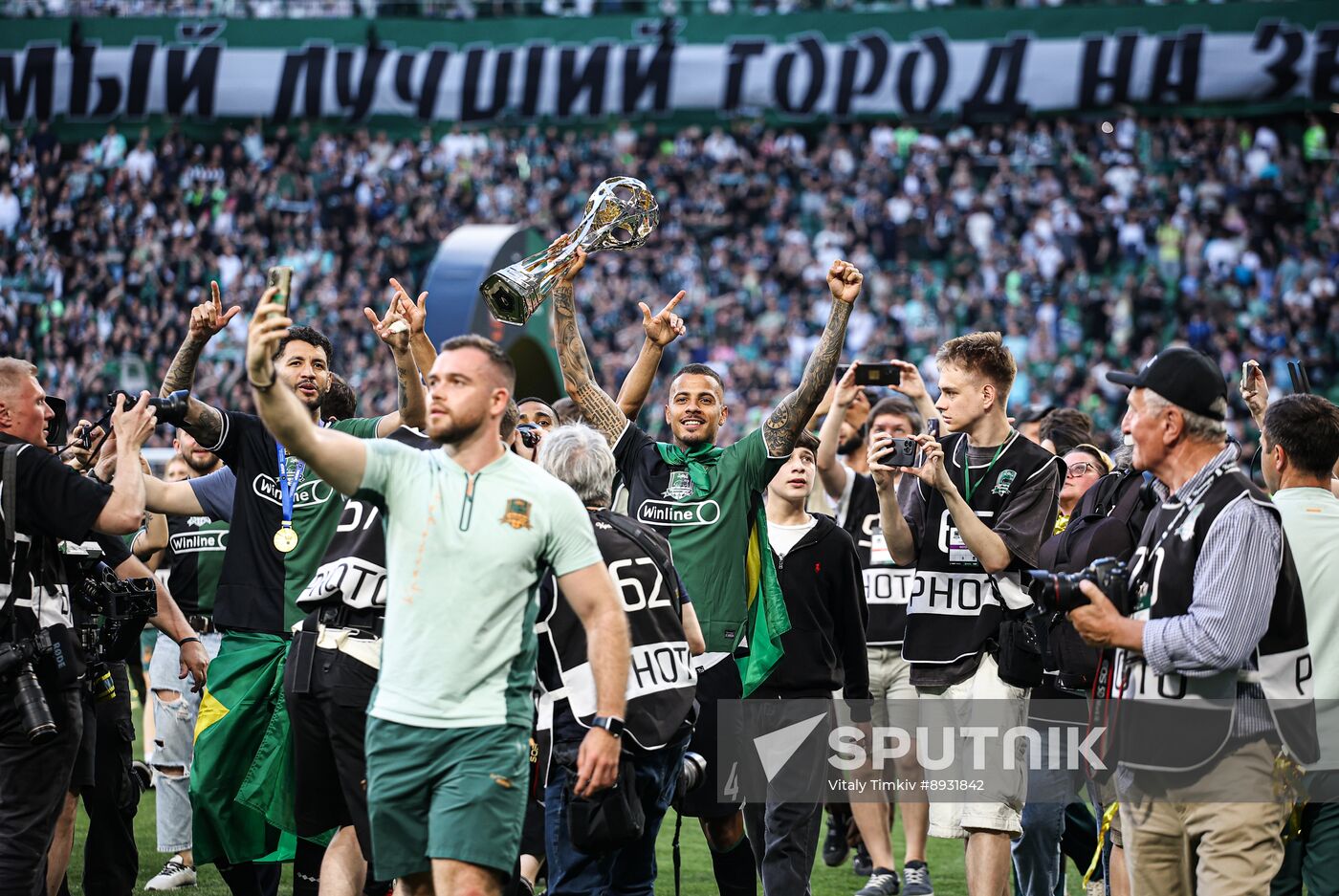 Russia Soccer Premier-League Krasnodar - Dynamo