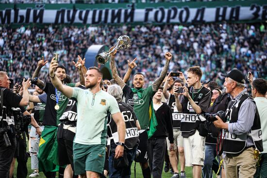 Russia Soccer Premier-League Krasnodar - Dynamo