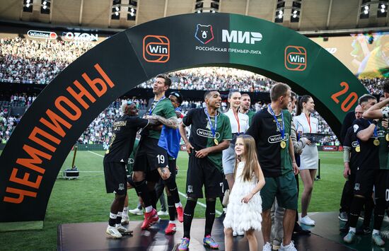 Russia Soccer Premier-League Krasnodar - Dynamo