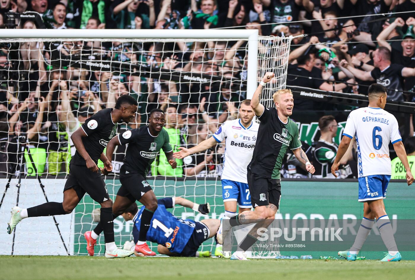 Russia Soccer Premier-League Krasnodar - Dynamo