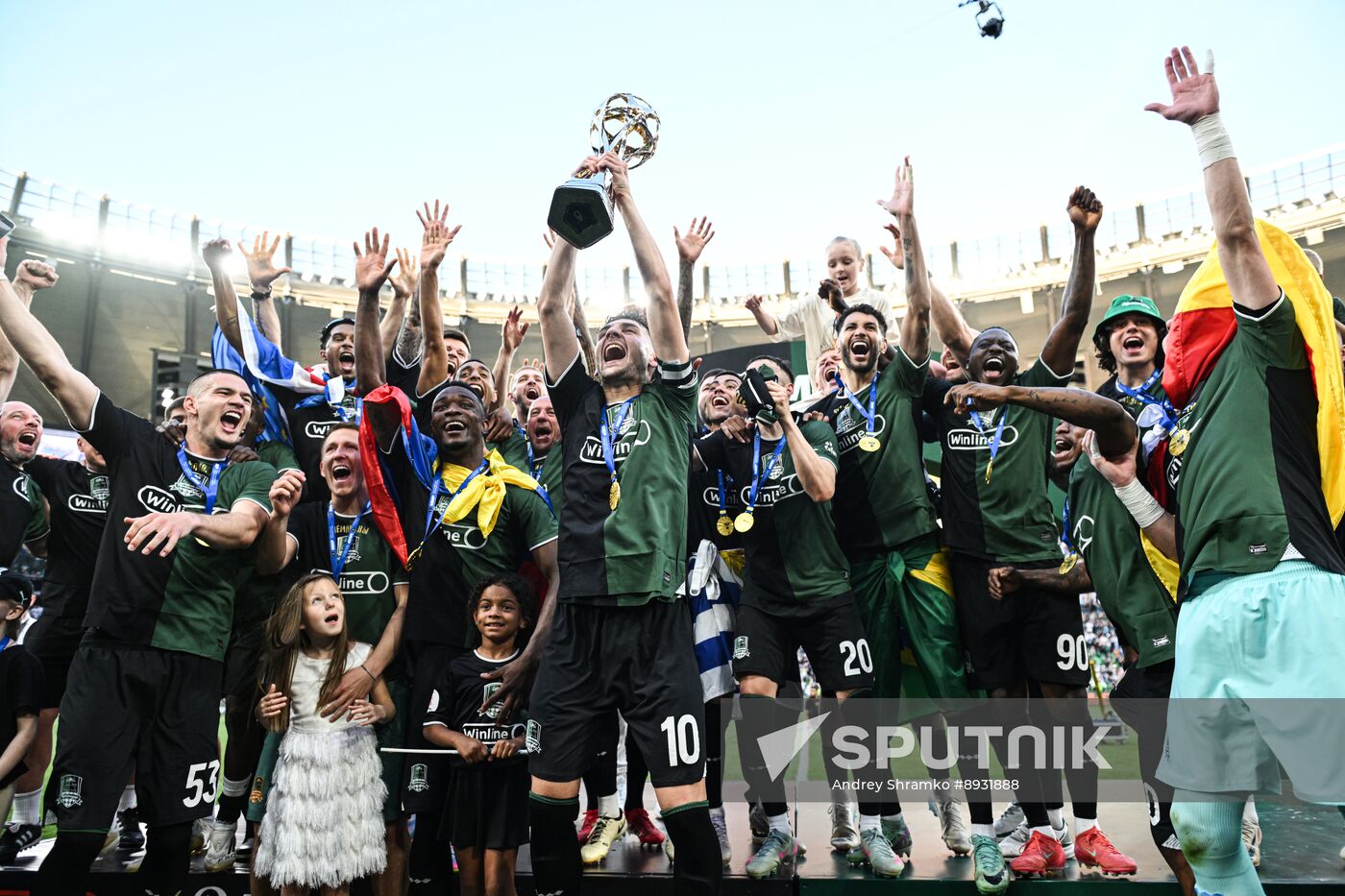 Russia Soccer Premier-League Krasnodar - Dynamo