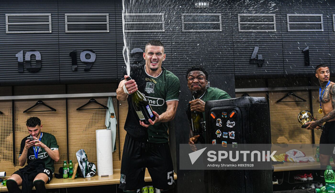 Russia Soccer Premier-League Krasnodar - Dynamo