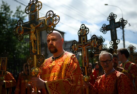 Russia Slavic Writing Day Procession