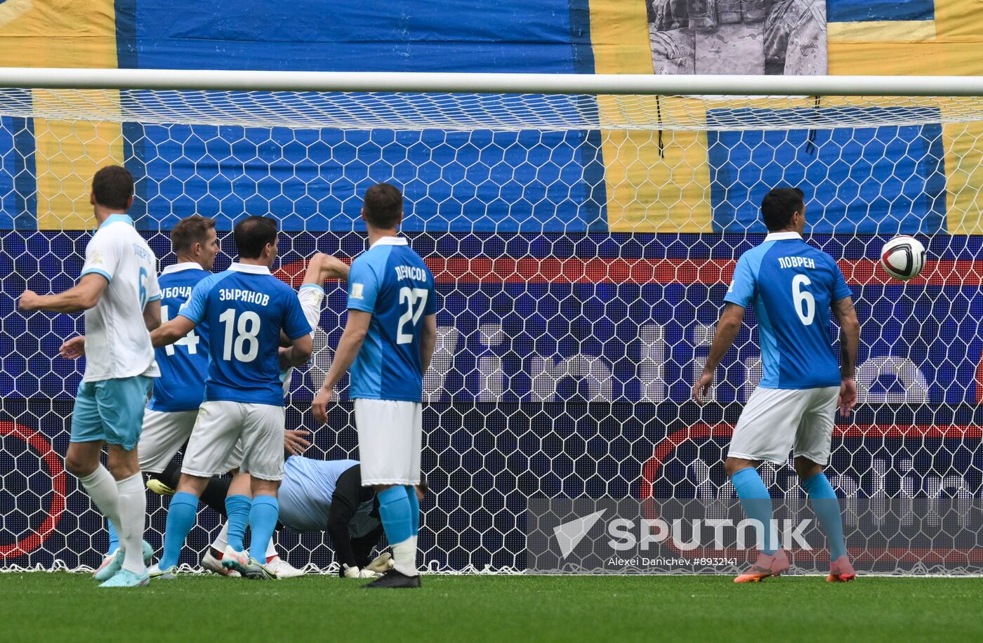 Russia Soccer Zenit Centenary Legends Match