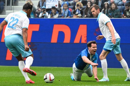 Russia Soccer Zenit Centenary Legends Match