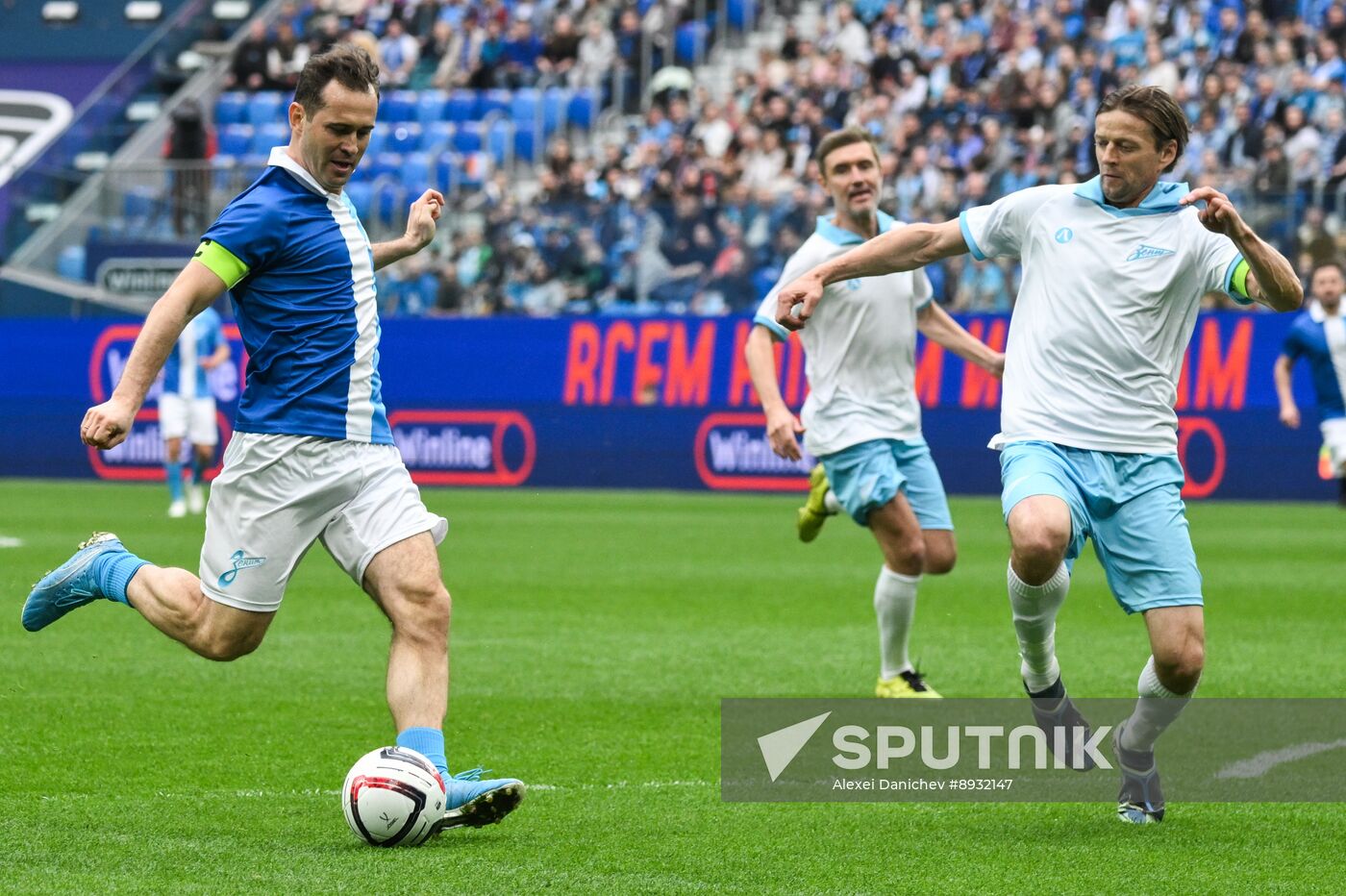 Russia Soccer Zenit Centenary Legends Match