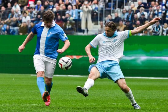 Russia Soccer Zenit Centenary Legends Match