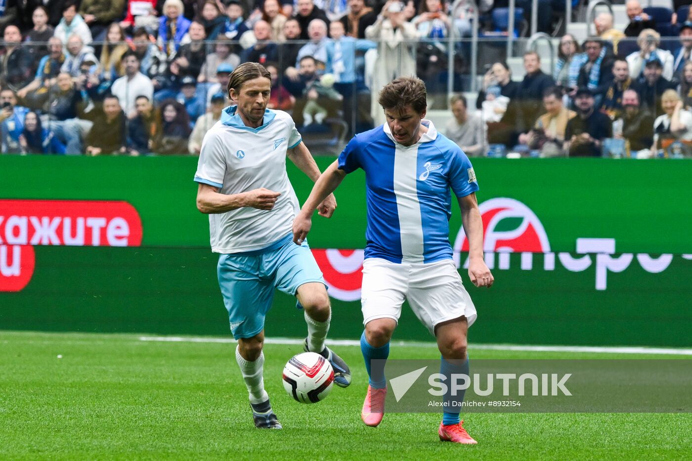 Russia Soccer Zenit Centenary Legends Match