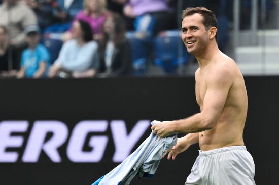 Russia Soccer Zenit Centenary Legends Match