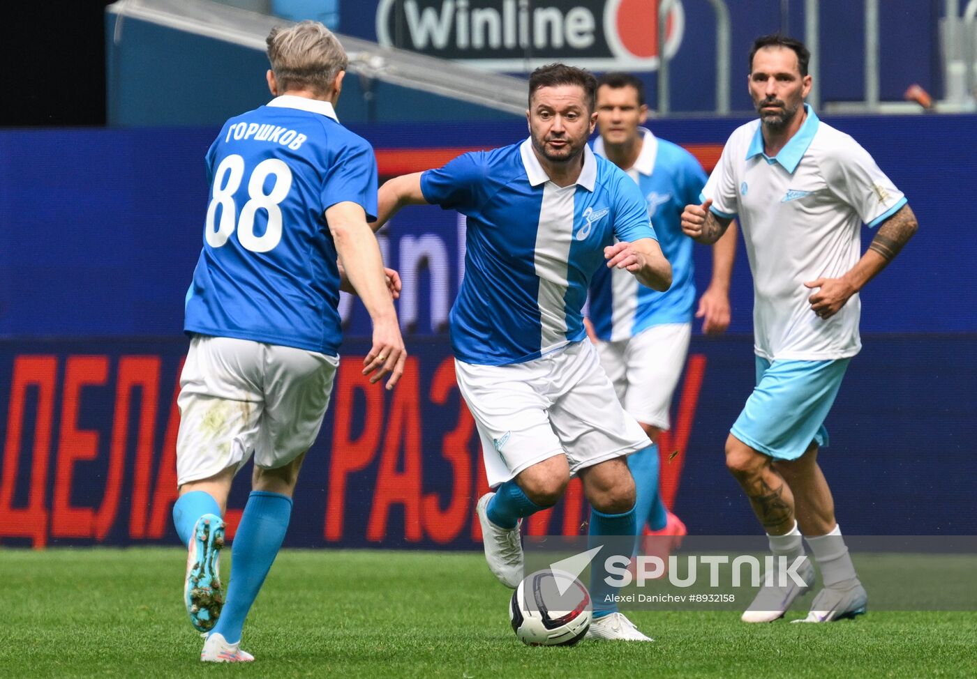 Russia Soccer Zenit Centenary Legends Match