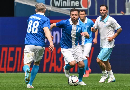 Russia Soccer Zenit Centenary Legends Match