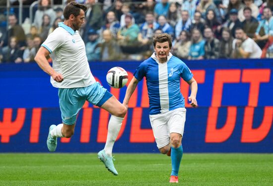 Russia Soccer Zenit Centenary Legends Match