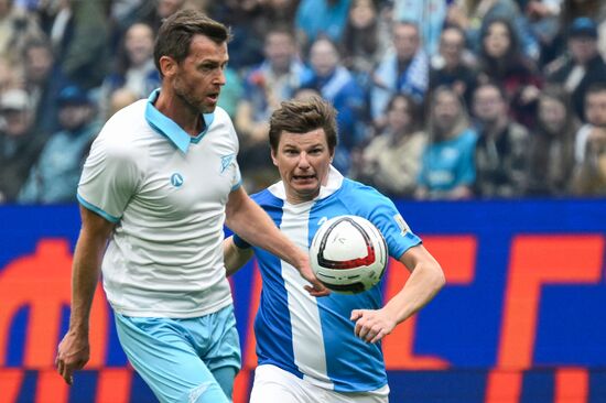 Russia Soccer Zenit Centenary Legends Match