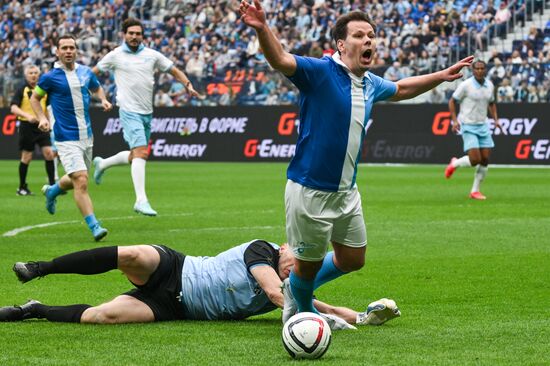 Russia Soccer Zenit Centenary Legends Match