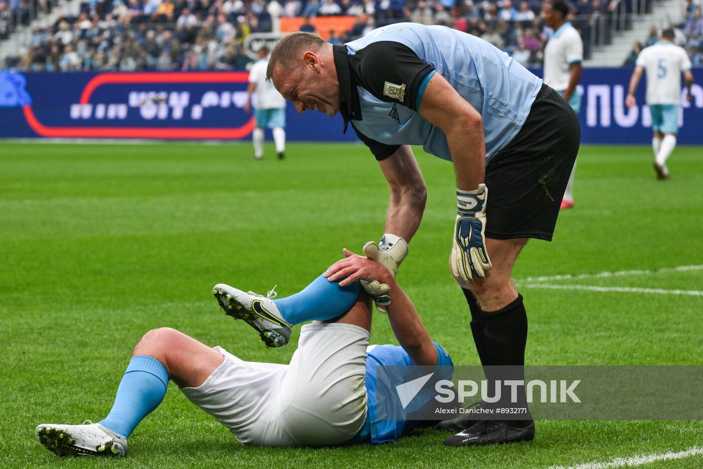 Russia Soccer Zenit Centenary Legends Match