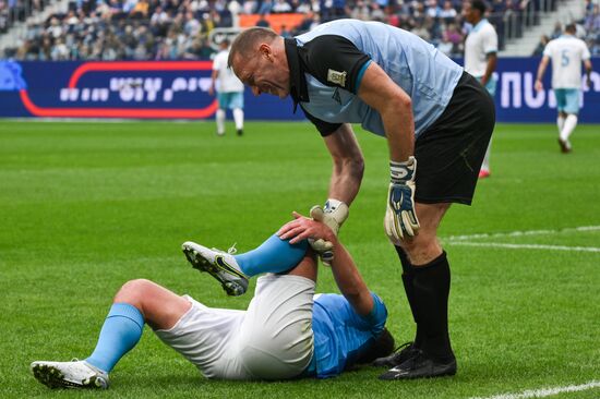 Russia Soccer Zenit Centenary Legends Match