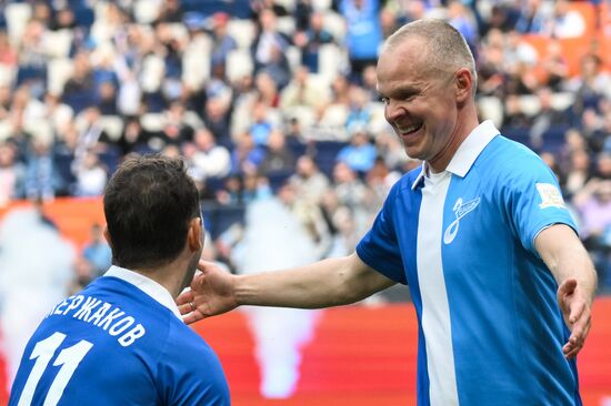 Russia Soccer Zenit Centenary Legends Match