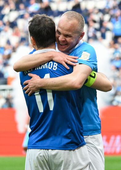 Russia Soccer Zenit Centenary Legends Match