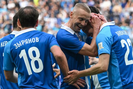 Russia Soccer Zenit Centenary Legends Match