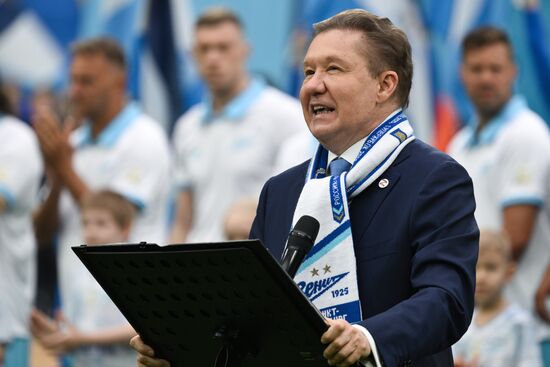 Russia Soccer Zenit Centenary Legends Match