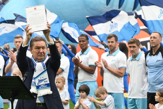 Russia Soccer Zenit Centenary Legends Match