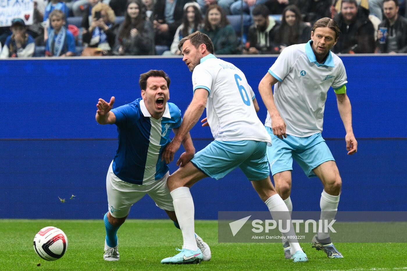 Russia Soccer Zenit Centenary Legends Match
