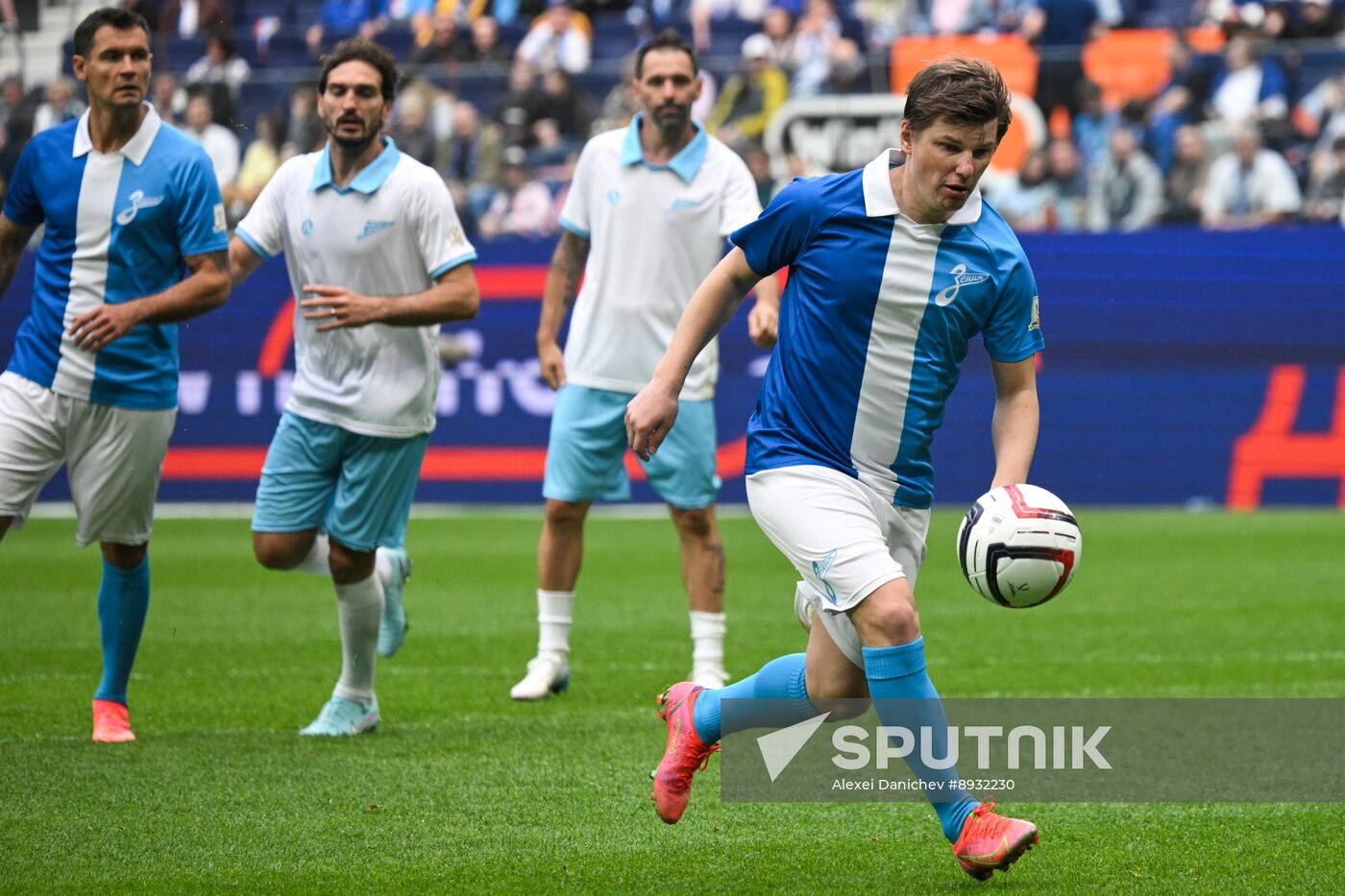 Russia Soccer Zenit Centenary Legends Match