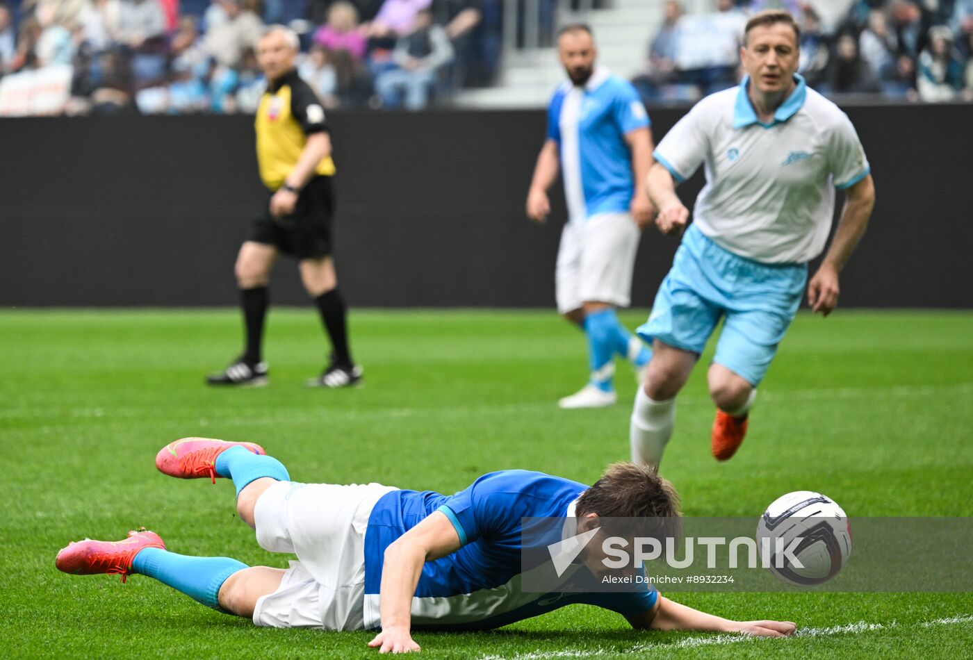 Russia Soccer Zenit Centenary Legends Match