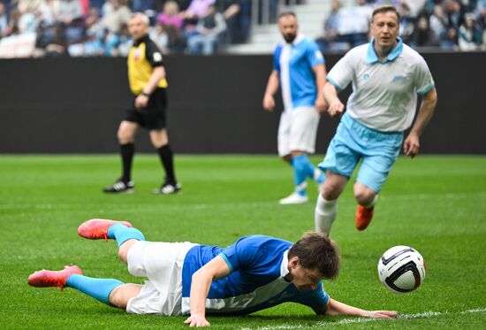 Russia Soccer Zenit Centenary Legends Match