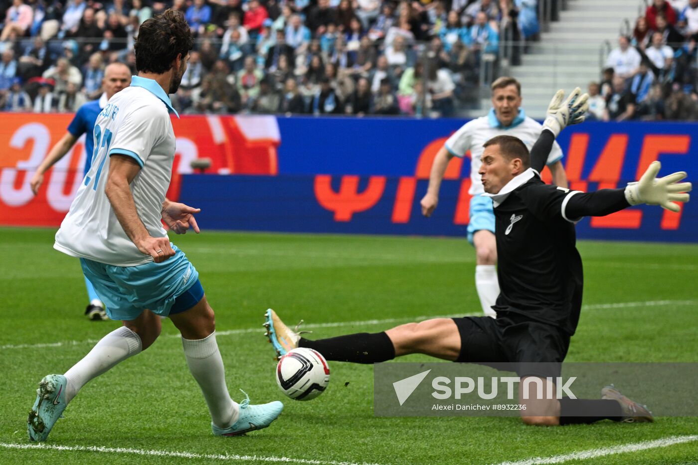 Russia Soccer Zenit Centenary Legends Match