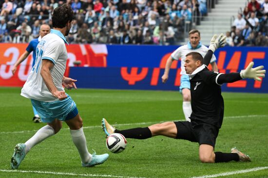 Russia Soccer Zenit Centenary Legends Match