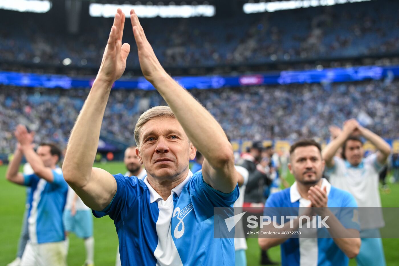 Russia Soccer Zenit Centenary Legends Match